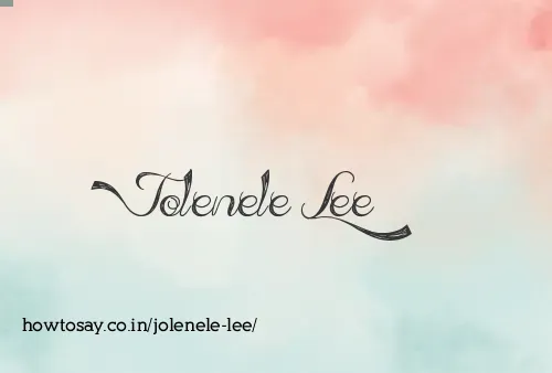 Jolenele Lee