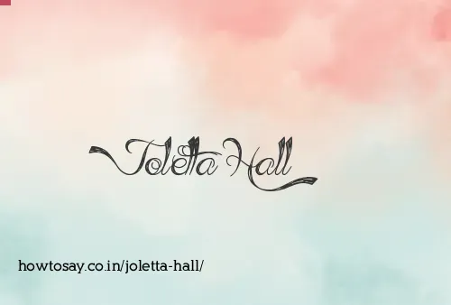 Joletta Hall