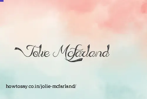 Jolie Mcfarland