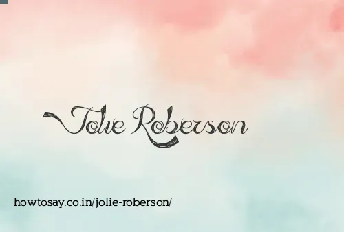 Jolie Roberson