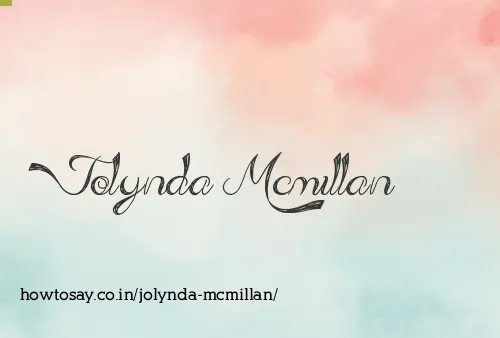 Jolynda Mcmillan