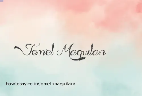 Jomel Maquilan