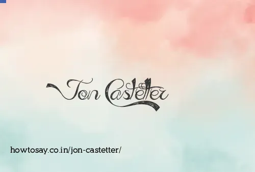 Jon Castetter