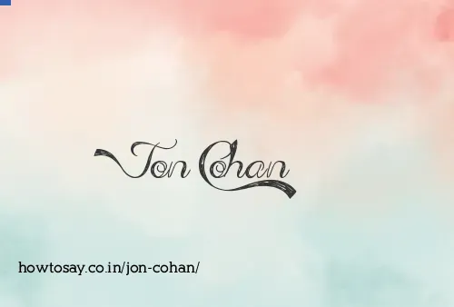 Jon Cohan