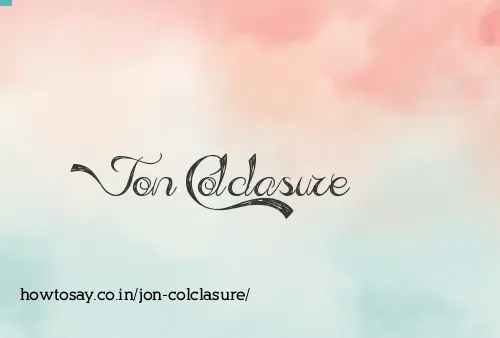 Jon Colclasure