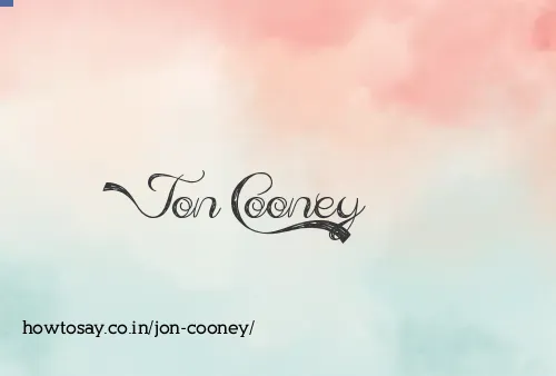 Jon Cooney