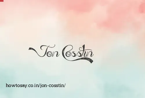 Jon Cosstin