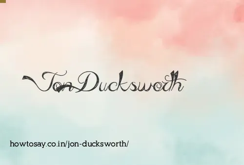 Jon Ducksworth