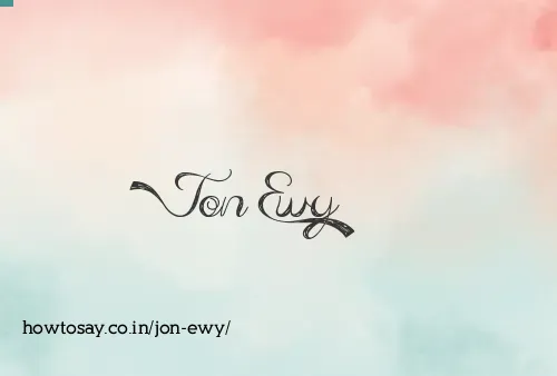 Jon Ewy
