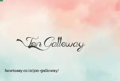 Jon Galloway