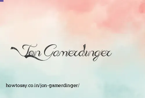 Jon Gamerdinger