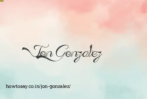 Jon Gonzalez