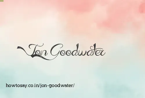 Jon Goodwater