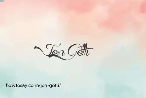 Jon Gotti