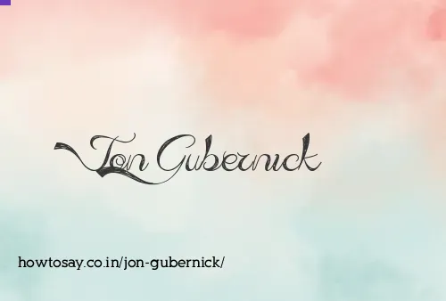 Jon Gubernick