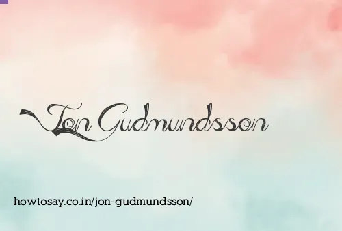 Jon Gudmundsson