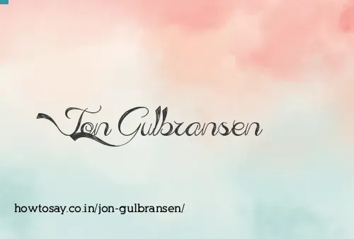 Jon Gulbransen