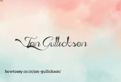 Jon Gullickson