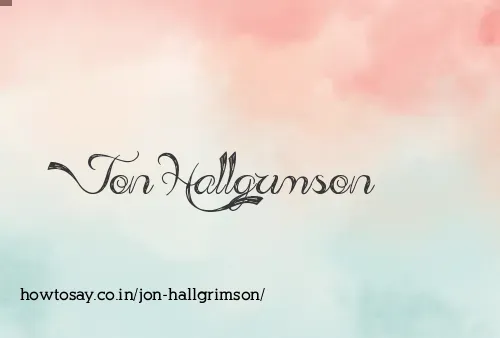 Jon Hallgrimson