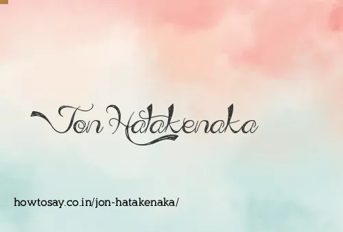 Jon Hatakenaka