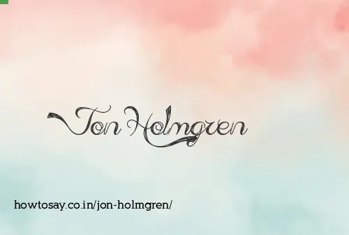Jon Holmgren
