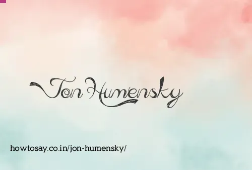Jon Humensky