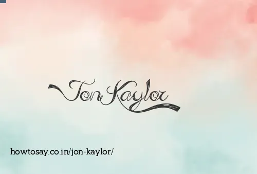 Jon Kaylor