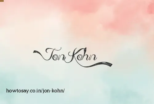 Jon Kohn