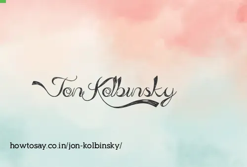 Jon Kolbinsky