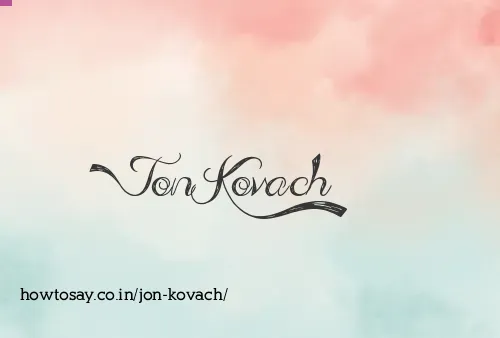 Jon Kovach