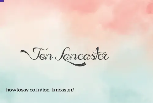 Jon Lancaster