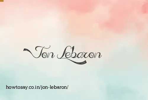 Jon Lebaron