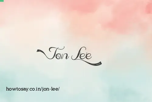 Jon Lee