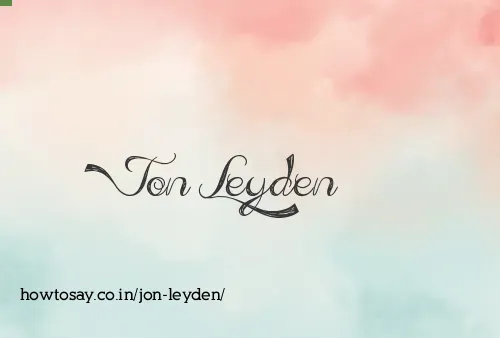 Jon Leyden