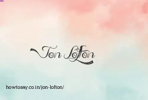 Jon Lofton
