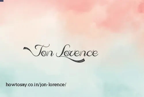 Jon Lorence