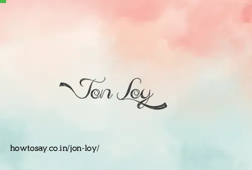 Jon Loy