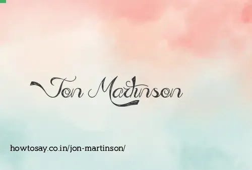 Jon Martinson