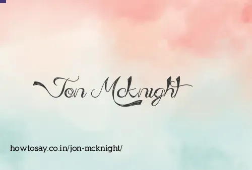 Jon Mcknight