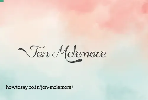 Jon Mclemore