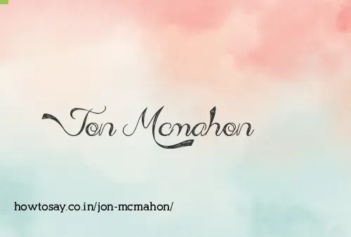 Jon Mcmahon