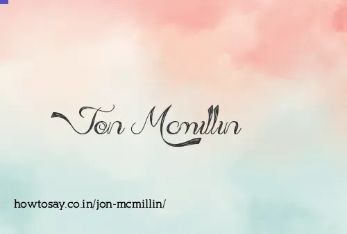 Jon Mcmillin