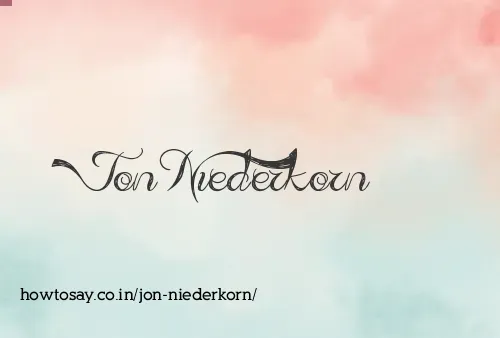 Jon Niederkorn