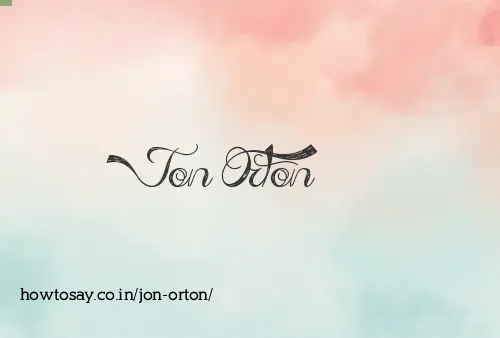 Jon Orton