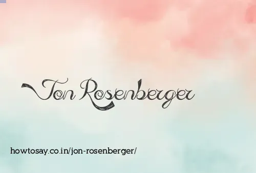 Jon Rosenberger