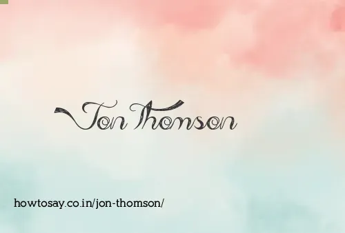 Jon Thomson