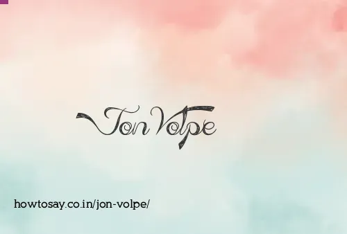 Jon Volpe