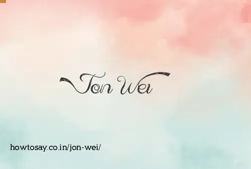 Jon Wei