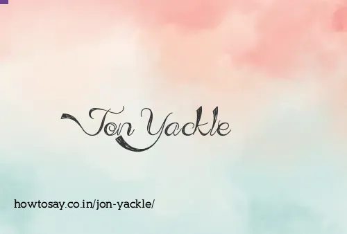 Jon Yackle