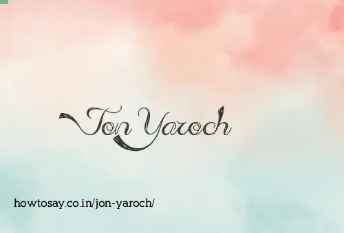 Jon Yaroch